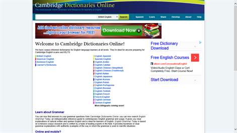 Cambridge Dictionary Download For Mac